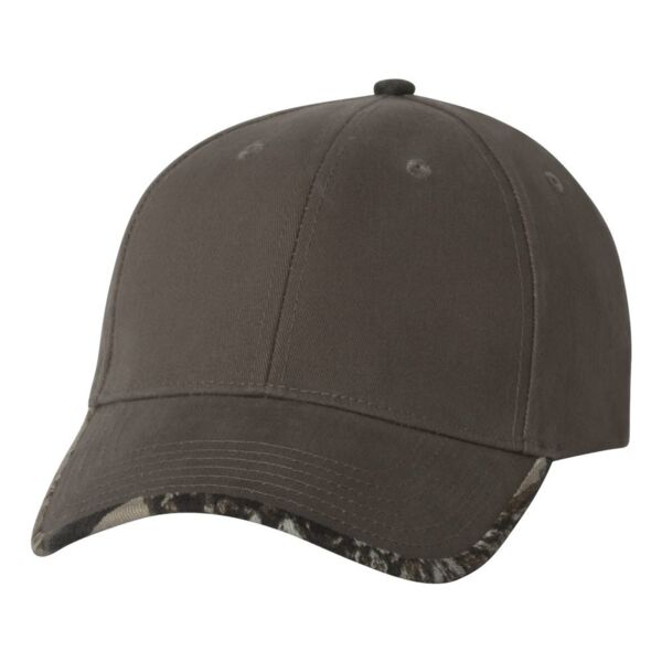Solid with Licensed Camo Trim Cap Thumbnail