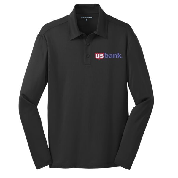 US BANK  MEN LONG SLEEVE POLO Thumbnail