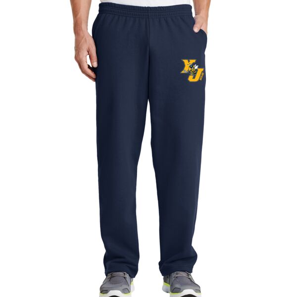YJ Rockland Men Essential Fleece Sweatpants w/ Pockets Thumbnail