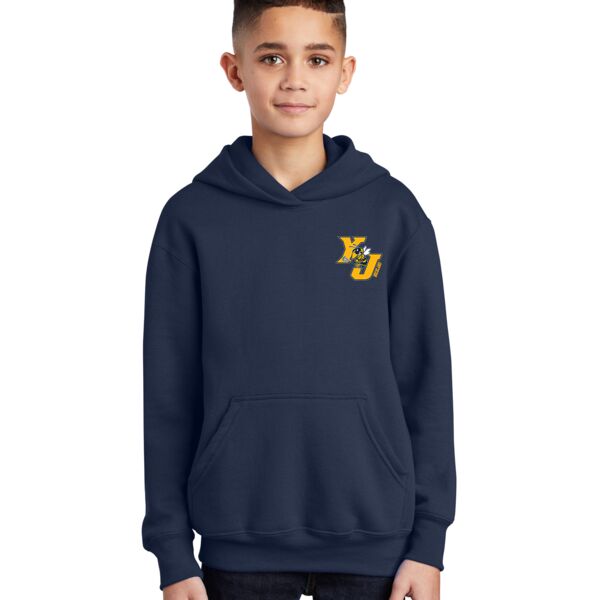 YJ Rockland Youth Boys and Girls Hoodies - Navy Thumbnail