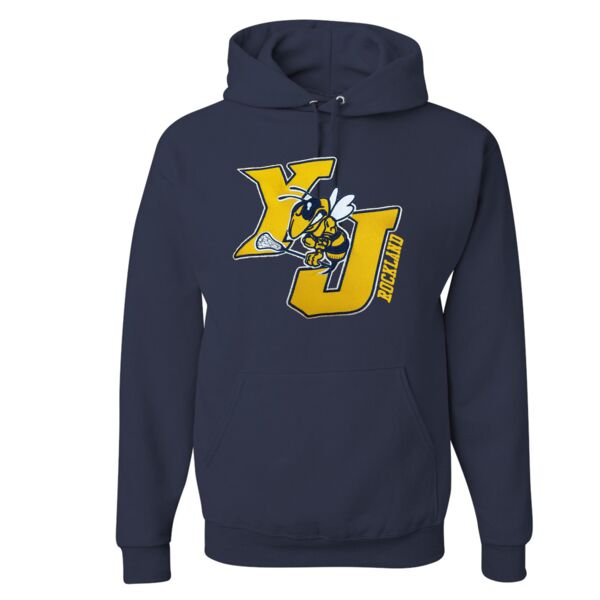 * Special Edition *YJ Rockland Unisex Hoodies Applique logo - Navy Thumbnail