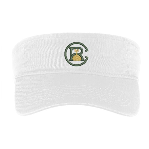 Coakley Russo Golf Club Classic Cotton Visor Hats (Golden Bell Logo) Thumbnail