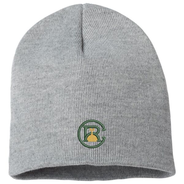 Coakley Russo Winter 8" Beanie Knit Cap (Golden Bell Logo) Thumbnail