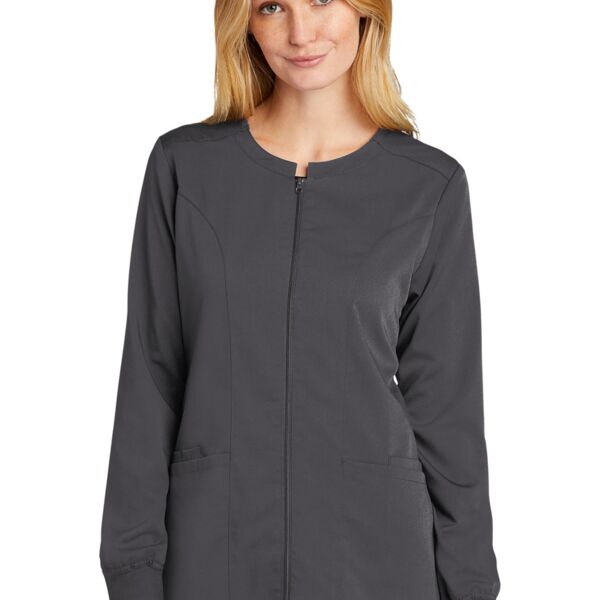 WonderWink® Women’s Premiere Flex™ Full-Zip Scrub Jacket Thumbnail