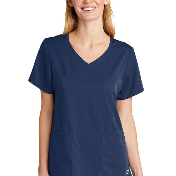 WonderWink® Women’s Premiere Flex™ Mock Wrap Top Thumbnail