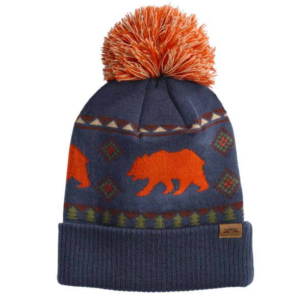 Space Craft Wild Pom Pom Beanie Hats Thumbnail