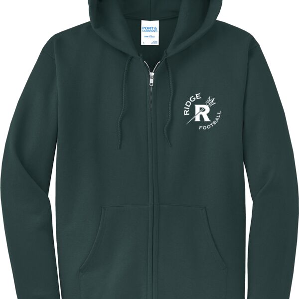 Port & Company® Core Fleece Full-Zip Hooded Sweatshirt Thumbnail