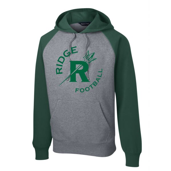 Sport-Tek® Raglan Colorblock Pullover Hooded Sweatshirt Thumbnail
