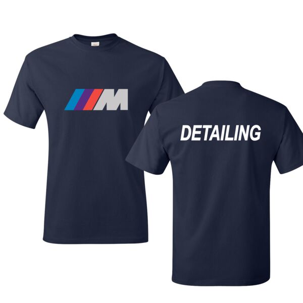 BMW M DETAILING Crewneck Port Company 100% Cotton T-Shirts - 3 Colors Thumbnail