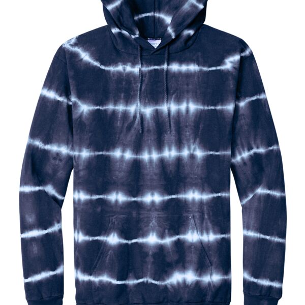 Port & Company ®Allover Stripe Tie-Dye Fleece Hoodies Thumbnail