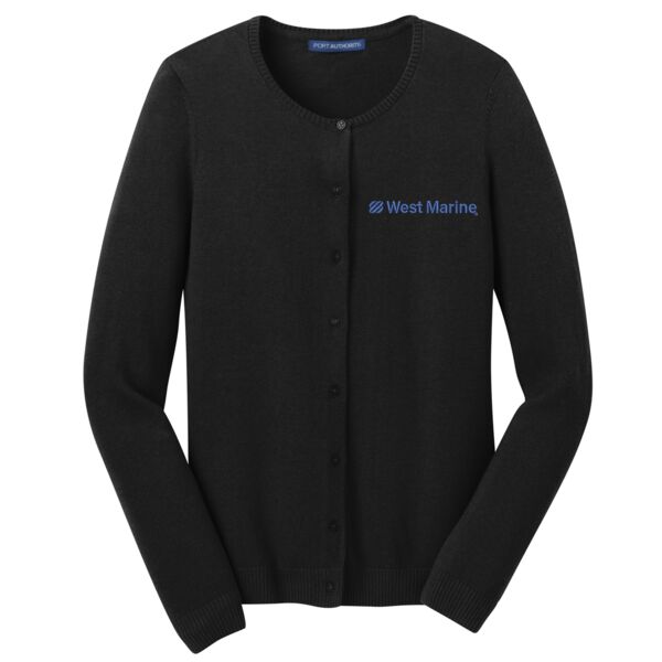 WOMEN'S Port Authority Cardigan Sweater Thumbnail