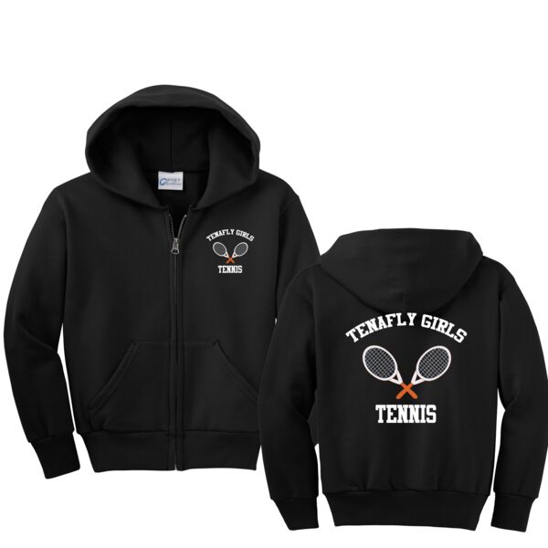 Tenafly Girls Tennis Hoodie Zip Up Sweatshirts Thumbnail