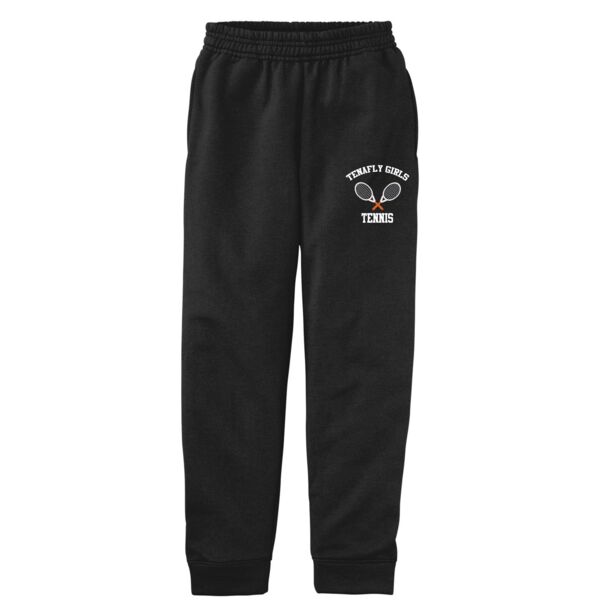 Tenafly Girls Tennis Fleece Jogger Pants Thumbnail