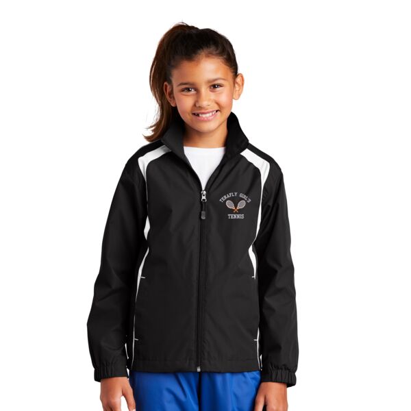 Tenafly Girls Tennis Youth Colorblock Raglan Jacket Thumbnail