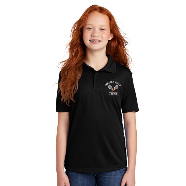 Tenafly Girls Tennis Youth Mesh Polo Shirts Thumbnail