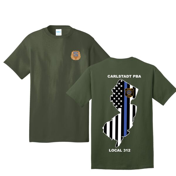 Carlstadt Police PBA Cotton Unisex T-shirts Thumbnail