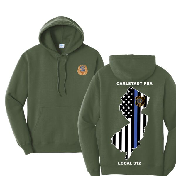 Carlstadt Police PBA Core Fleece Unisex Hoodies Sweatshirts Thumbnail