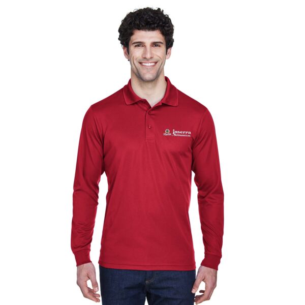Ash City - Core 365 Men' Pinnacle Performance Long-Sleeve Piqué Polo Thumbnail
