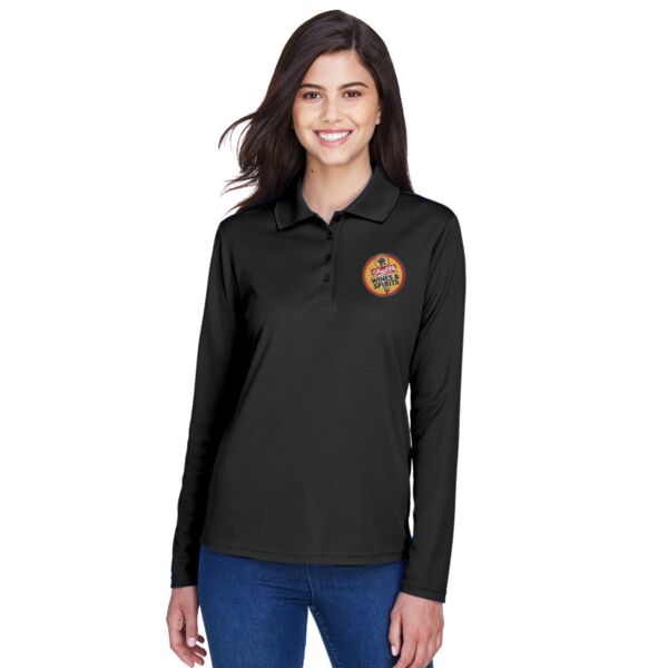 Ash City - Core 365 Ladies Pinnacle Performance Long-Sleeve Piqué Polo Thumbnail