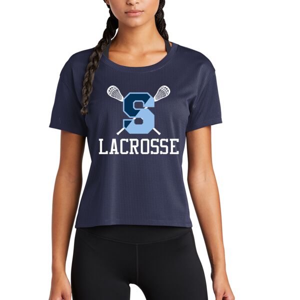 Suffern Ladies PosiCharge® Draft Crop Tee Thumbnail
