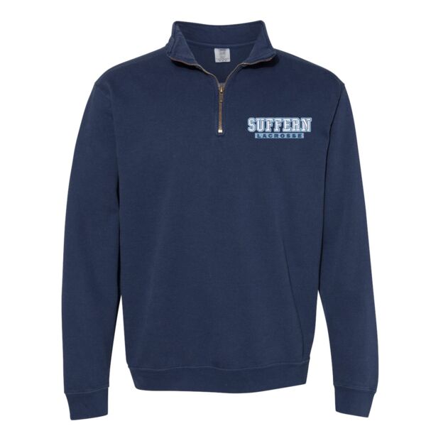 Comfort Colors Unisex Suffern Garment-Dyed Quarter Zip Sweatshirt Thumbnail