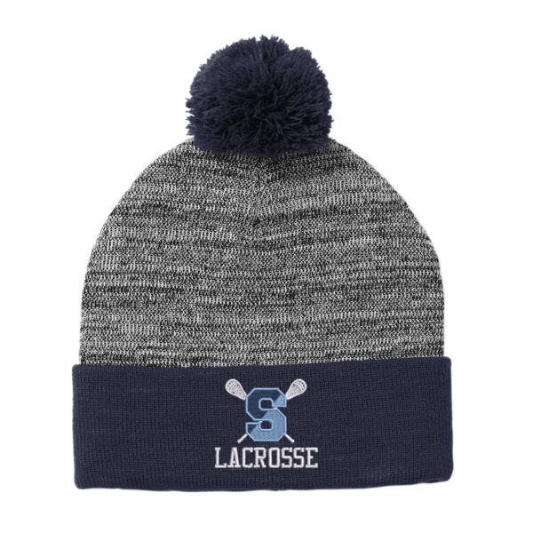 Suffern Unisex 2 Tone Pom Pom Beanies Thumbnail