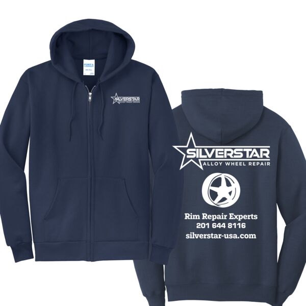 Core Cotton Hooded Sweatshirt Zip up jacket Thumbnail