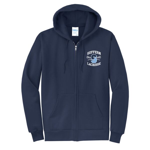 Suffern Unisex Fleece Hoodie Zip Up Thumbnail