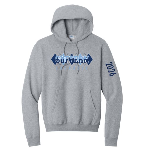 SUFFERN LACROSSE Unisex Fleece Hoodie Sweatshirts (with 2026 on the sleeve) Thumbnail