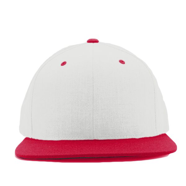 Adult 6-Panel Structured Flat Visor Classic Two-Tone Snapback Thumbnail