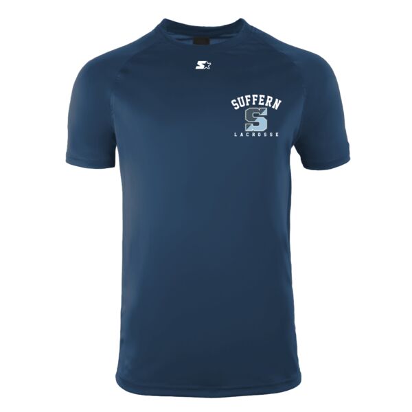 Suffern White Logo Starter Mens/Youth Crew Neck Tee Thumbnail
