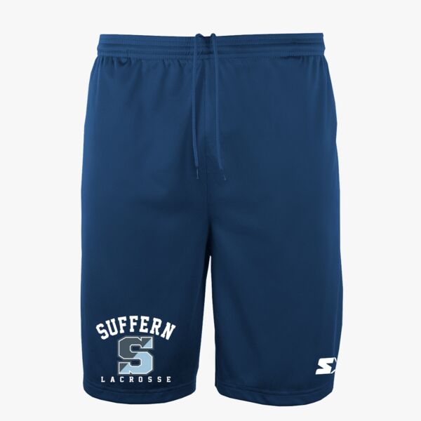 Suffern White Logo Starter Men/Boys Basic Training Shorts Thumbnail