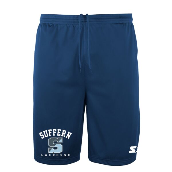 Suffern Starter White Logo Mens/Boys Basic Training Shorts Thumbnail
