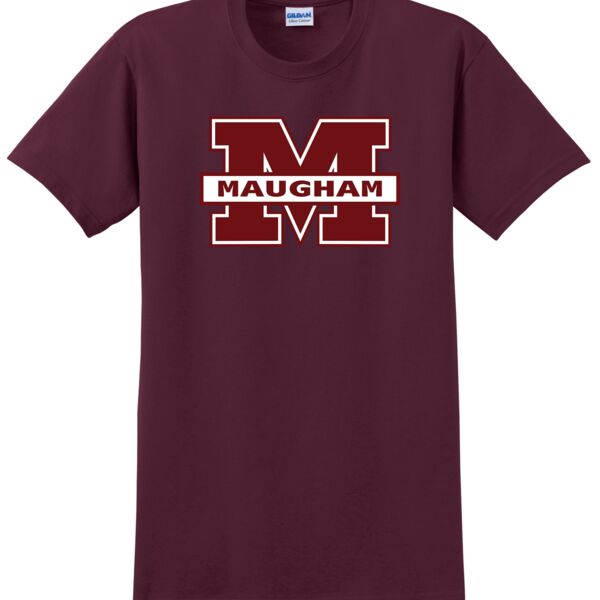Mauham Port & Company® - Core Cotton Tee - Maroon Logo Thumbnail