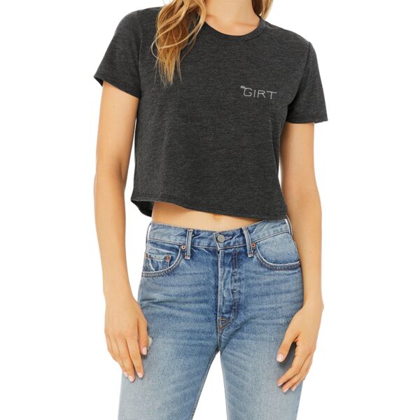 WAVERY Bella + Canvas Women's Flowy Cropped T Shirt B8882 Thumbnail