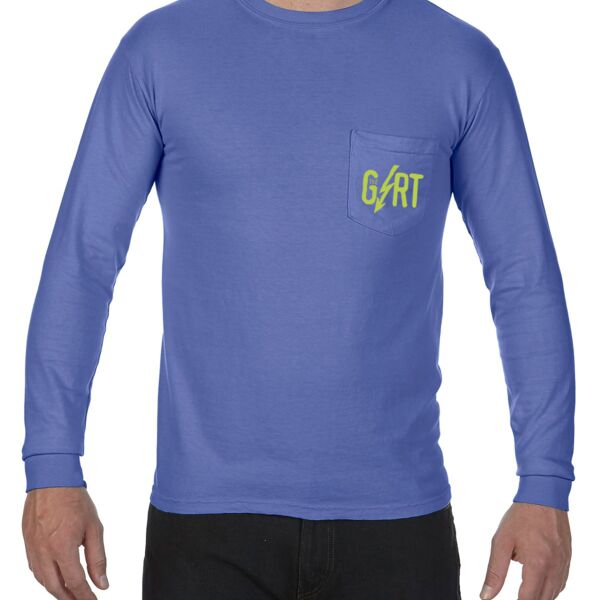 GIRT LIGHTNING Comfort Colors ® Heavyweight Ring Spun Long Sleeve Pocket Tee Thumbnail