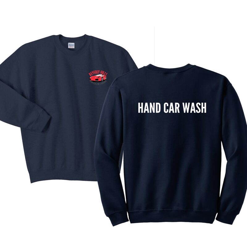 Beverly Hills Car Wash Sweatshirt - Navy Thumbnail
