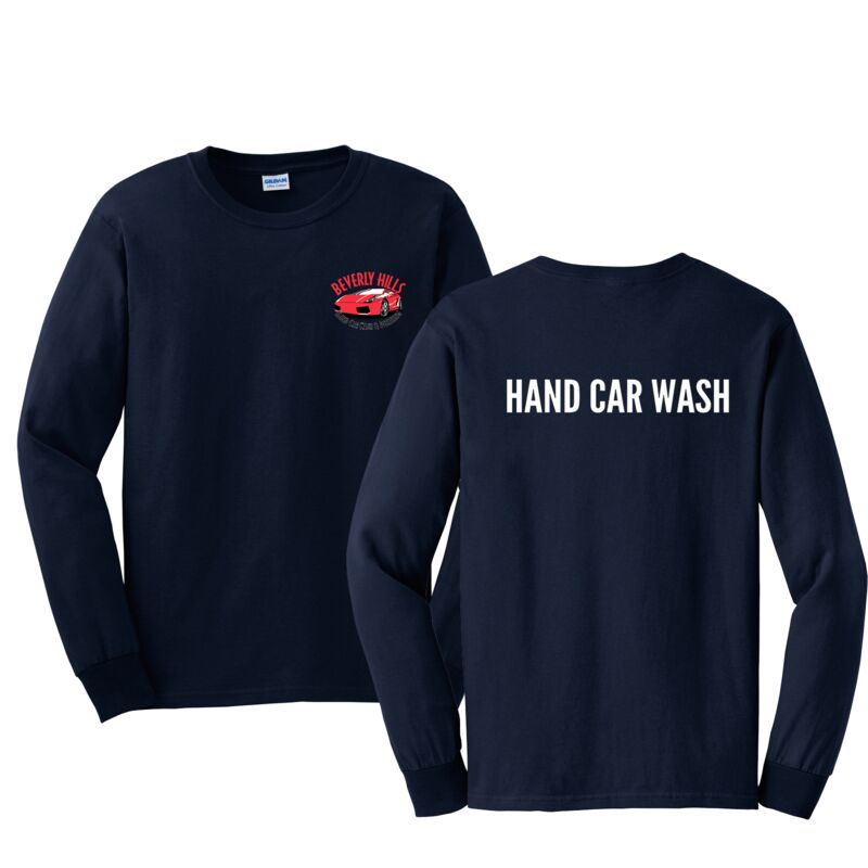 Beverly Hills Car Wash Ultra Cotton® 100% Cotton Long Sleeve T-Shirt Thumbnail