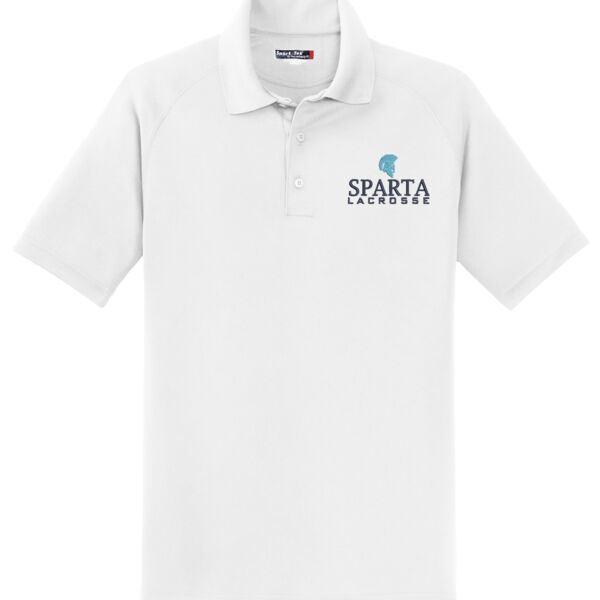 T475 SPORTEK SPARTA LAX RAGLAN POLO - WHITE Thumbnail