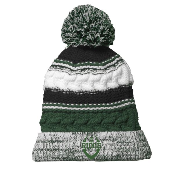 Ridge Football Pom Pom Beanie hat Thumbnail