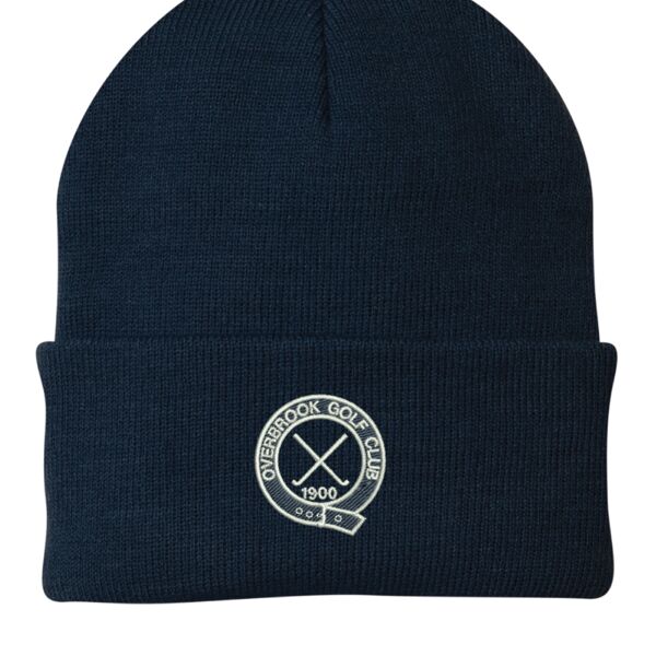 Overbrook Golf Club Winter Beanie Knit Cap Thumbnail