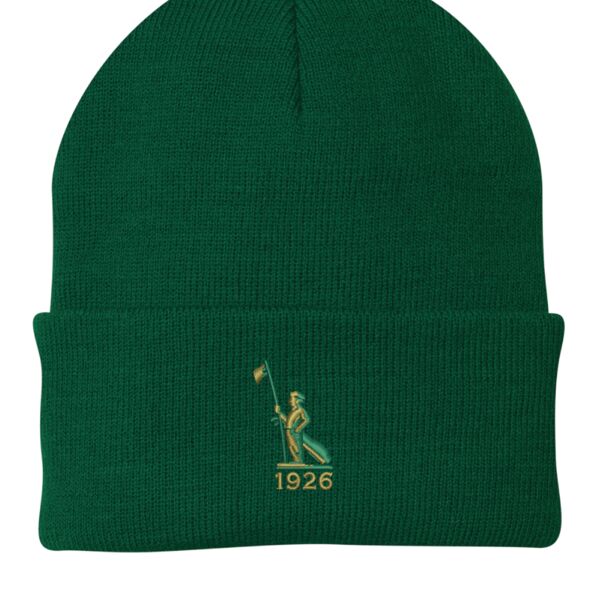 Rolling Green Winter Beanie Knit Cap Thumbnail