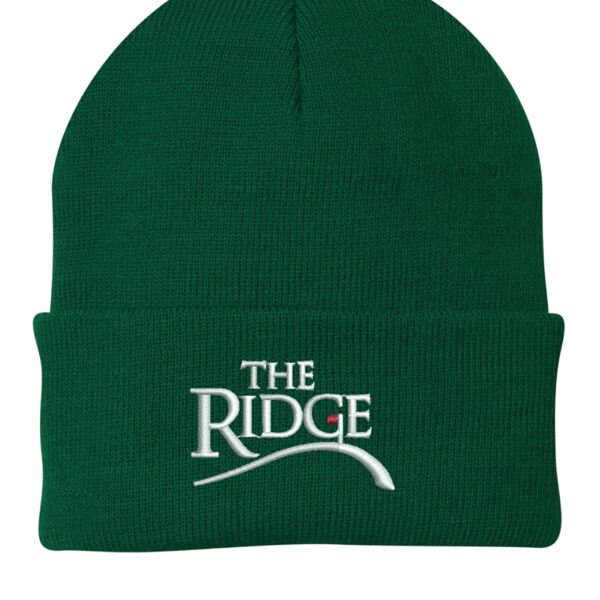 The Ridge at Brook Golf Club Winter Beanie Knit Cap Thumbnail