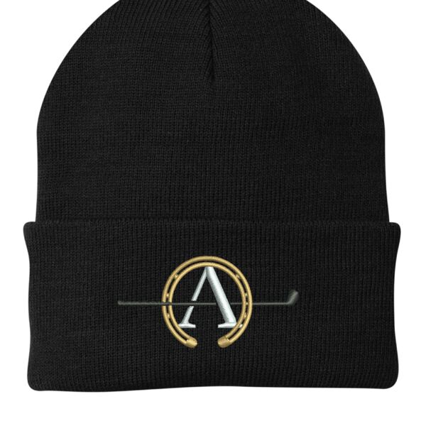 Adios Golf Club Winter Beanie Knit Cap Thumbnail