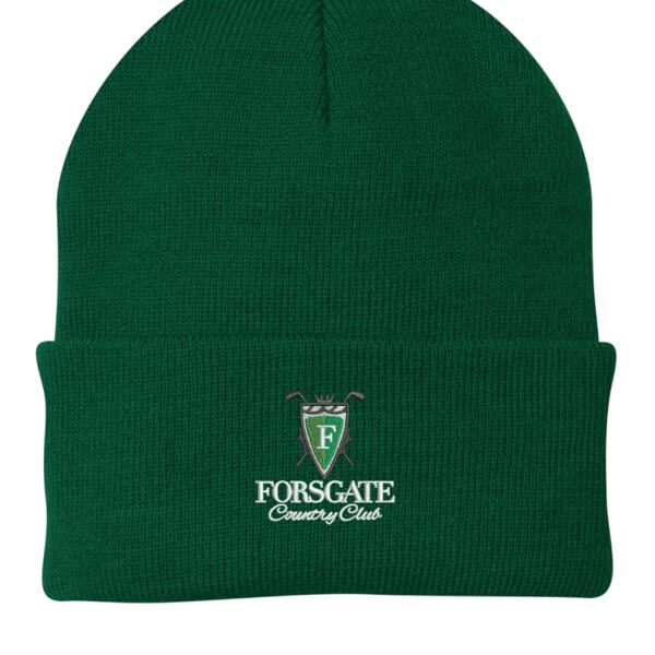 Forsgate County Club Winter Beanie Knit Cap Thumbnail