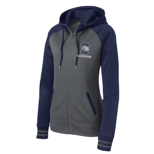 Suffern Ladies Fleece Hoodie Zip Up Thumbnail
