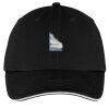 Washed Twill Sandwich Bill Cap Thumbnail